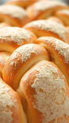 Canvas Print - Close Up of Freshly Baked Bread