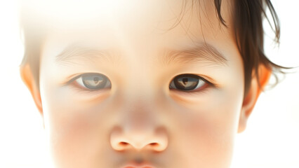 Canvas Print - Closeup of a Young Child's Eye