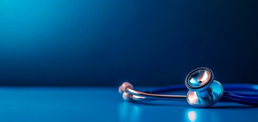 A stethoscope, the essential medical instrument for patient exams and diagnosis, ensures accurate checkups. Vital for healthcare professionals to monitor sound and assess health conditions