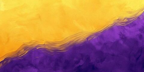 Poster - a yellow and purple gradient for background