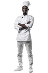 Wall Mural - african male masterchef cook