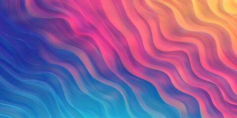 Poster - Abstract gradient blurred pattern colorful with realistic grain noise effect background