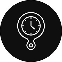 Canvas Print - Clock Vector Icon Design