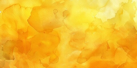 Wall Mural - Yellow watercolor background for your design, watercolor background concept