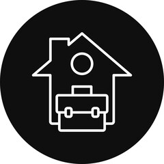 Poster - House Vector Icon Design