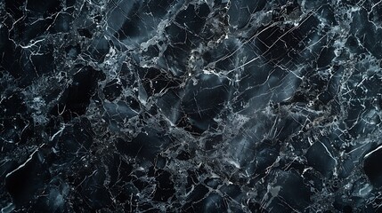 Poster - Black Marble Texture Seamless Background : Generative AI