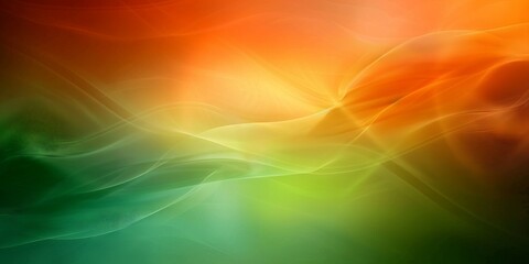 Canvas Print - green orange gradient wallpaper