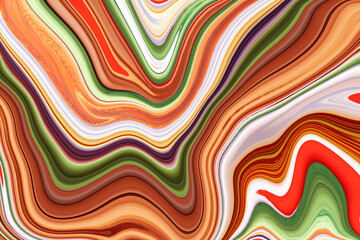 Wall Mural - Marble ink colorful. multicolored marble pattern texture abstract background. can be used for background or wallpaper