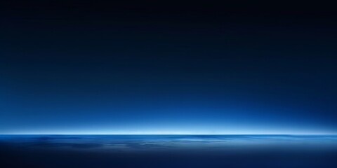 Wall Mural - view from space, dark blue gradient