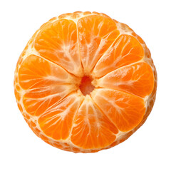 tangerine isolated on transparent background png