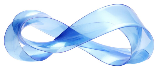 Poster - PNG  Ribbon futuristic technology abstract.