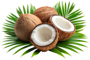 Wall Mural - coconut isolated on transparent background png