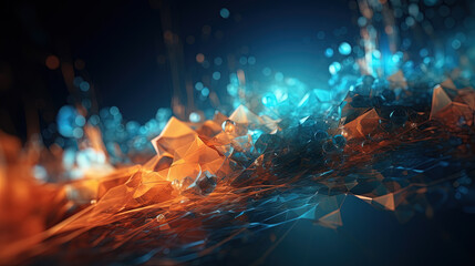 Wall Mural - a colorful explosion of paint with a pastel color palette. dynamic and energetic abstract background