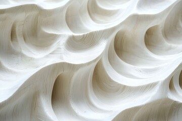 Abstract background of white plywood texture created with generative AI