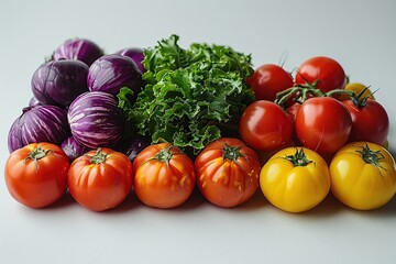 Wall Mural - Vibrant Vegetables: A Rainbow of Flavors