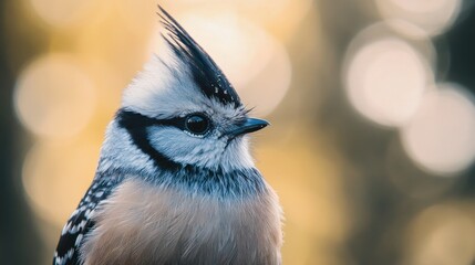 Sticker - A Close-Up Portrait of a Striking Bird