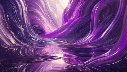 Wall Mural - purple water splash