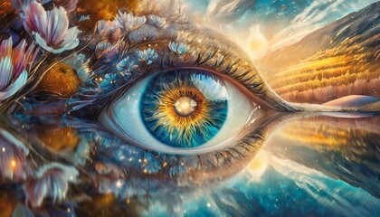 Canvas Print - eye of the person