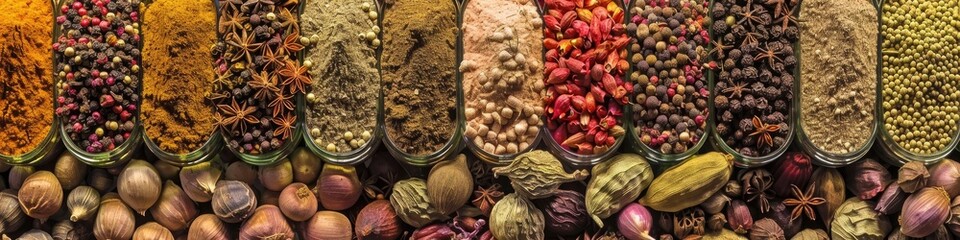 Wall Mural - Turkish Spices for Sale