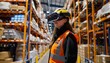 © Mark - Warehouse staff using AR headsets for real-time directions, enhancing speed and precision in order