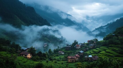 Poster - Misty Mountain Village