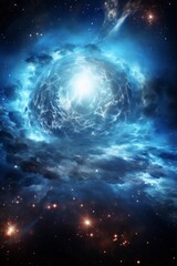 Wall Mural - cosmic nebula: a spectacular view of stars and galaxies
