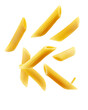 © Sebelas Stock - penne pasta isolated on transparent background