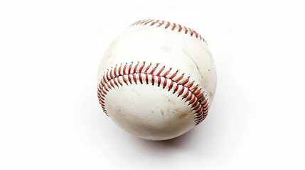 Wall Mural - Baseball ball on a white background, isolate