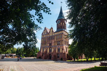 Wall Mural - View of the Cathedral in Kaliningrad.