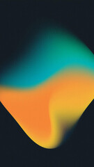 Wall Mural - abstract shape gradient dark background grainy noise texture banner website header design