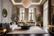 © Shofiqul Islam Rana - luxury living room with a classic white sofa and sofa, interior design
