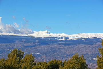 Poster - Sierra Nevada mountains from Castala, Spain