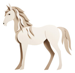 Sticker - PNG Horse animal mammal craft.