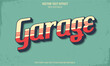 © ricks - Garage 3d editable text effect