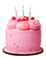 Poster - PNG of birthday cake