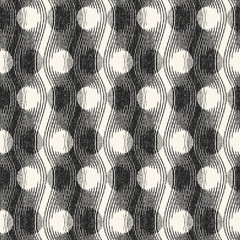 Wall Mural - Monochrome Grain Dot Wave Pattern