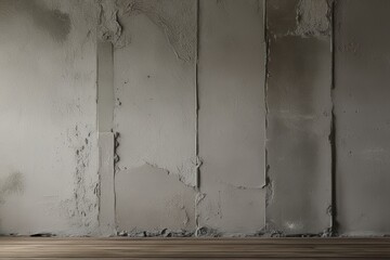 Wall Mural - Exploring Nostalgic Vintage Grey Plaster Concrete Wall Texture