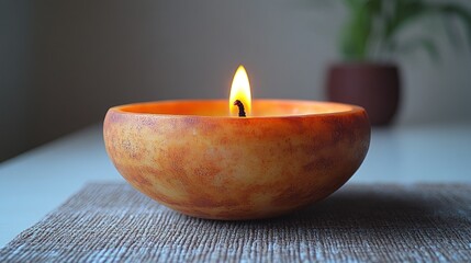 Wall Mural - A Candle's Warm Glow