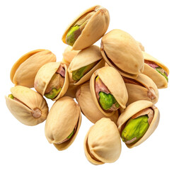 Wall Mural - PNG Fresh pistachios in shells