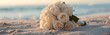 © Engineer Jahid - Wedding bouquet of white roses on the beach at sunset
