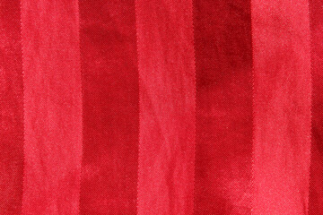 Wall Mural - Red fabric with vertical lines textured abstract background