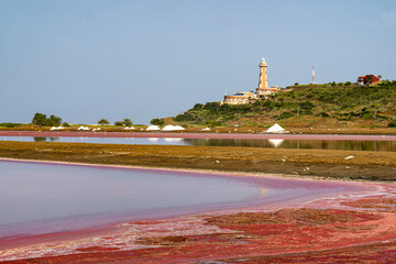 Wall Mural - Punta Ballena Lighthouse also known as Pampatar Lighthouse in Margarita Island, Venezuela.