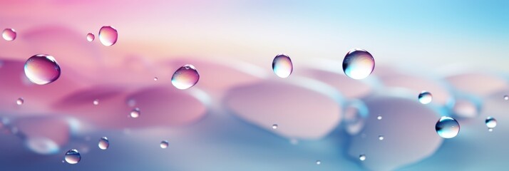 Poster - Water droplets on glass