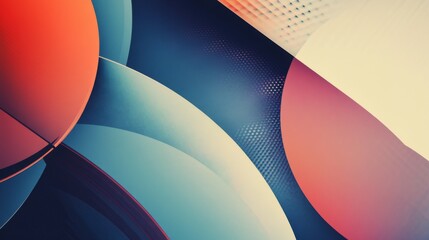 Fototapete - Detailed shot of a sleek, abstract graphic with geometric patterns and gradients, showcasing a professional and contemporary visual style.
