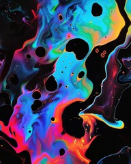 Canvas Print - Abstract liquid art