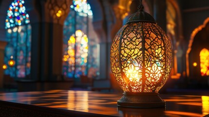 Wall Mural - Intricate Moroccan Lantern