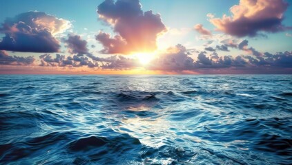 Wall Mural - Ocean Sunset