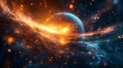 Wall Mural - Cosmic Glow.