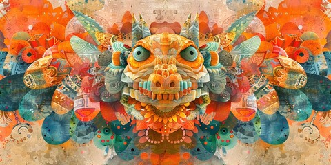 Canvas Print - mask