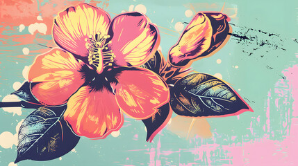 Wall Mural - flower